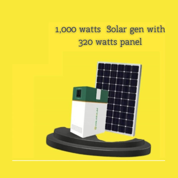 1000 watt solar generator