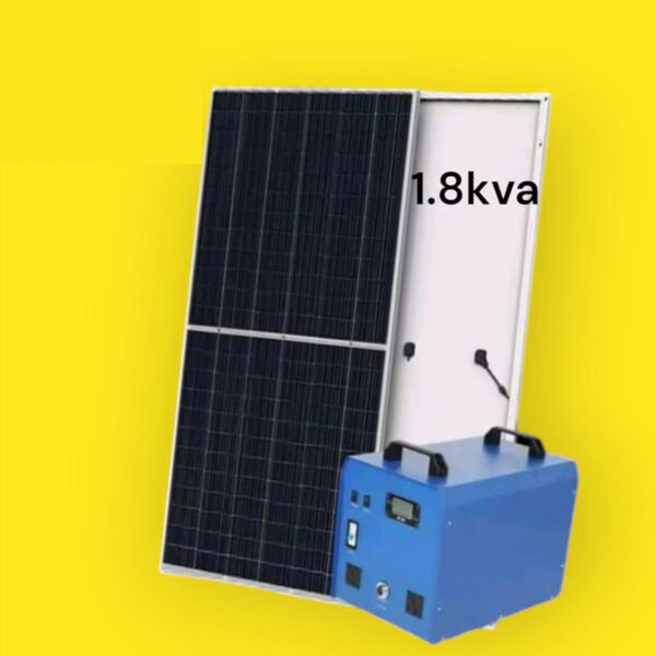 1.8 Kva Solar Generator With 2 Panels